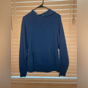 Oversized blue hoodie